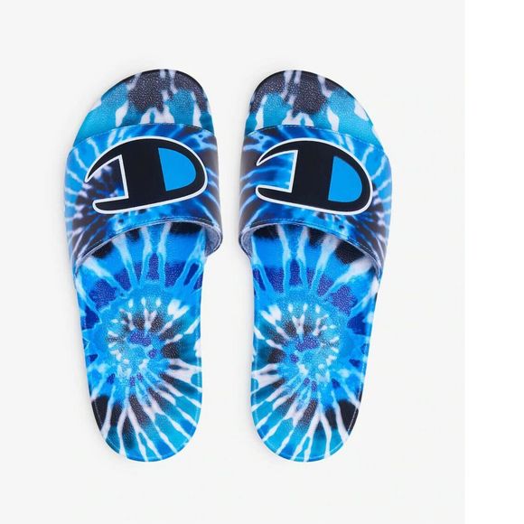 Champion IPO Tie Dye CP101191M Men's Multicolor Slide Sandals Size US 10 AL19 - Picture 4 of 4